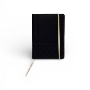 NWOT - Black Quilted Stitch Pattern 80 Page Lined Journal